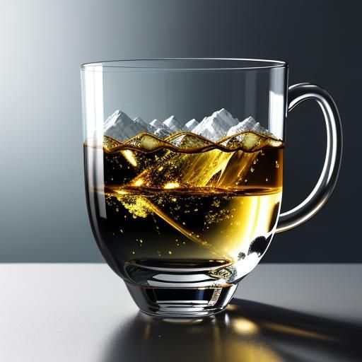 Lightning Storm in Teacup: Hyperrealistic Render