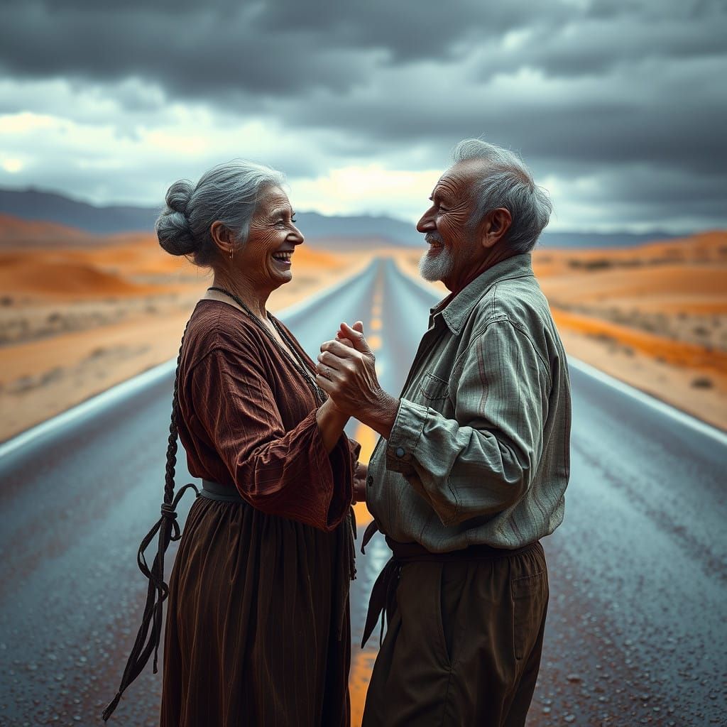 Golden Sunset Elopement in a Mystical Desert