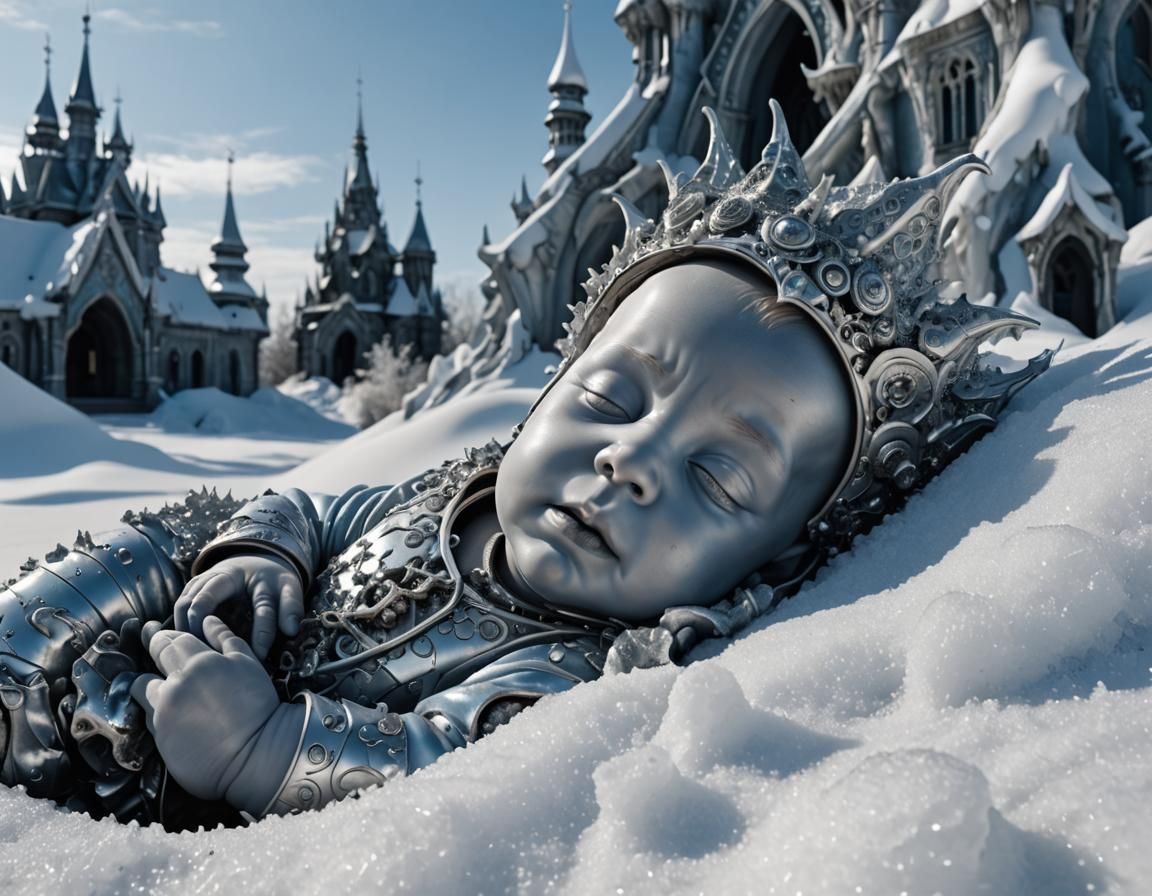 Siberian Gothic: Metal Baby in a Frozen Landscape
