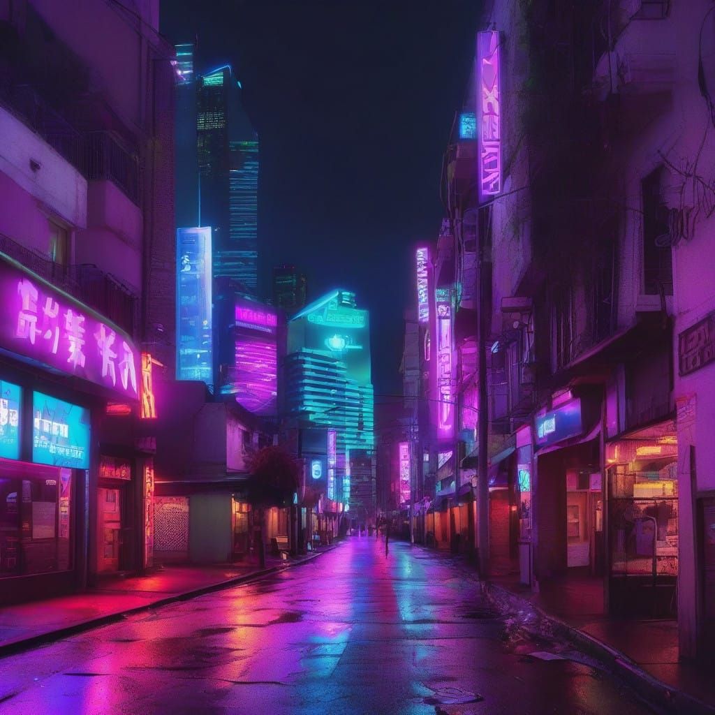 Synthwave Shanghai