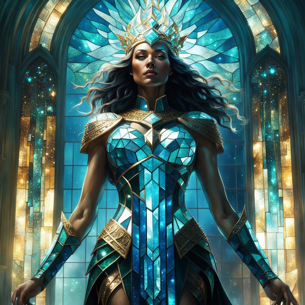 Crystal Atlantean with Sword of Light