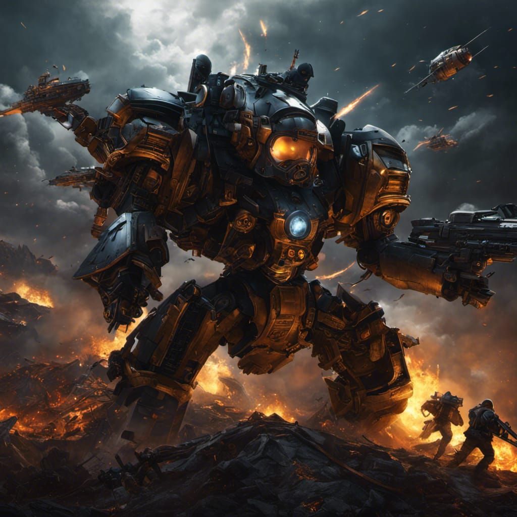 Atomic Collision: Dark Fantasy Concept Art