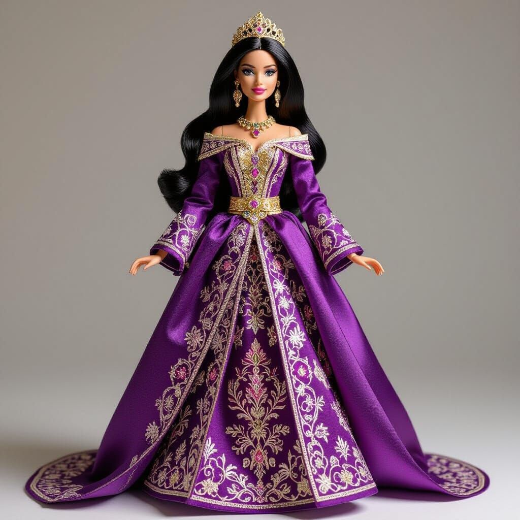 Barbie as Arabian Princess: Hyperrealistic Digital Art
