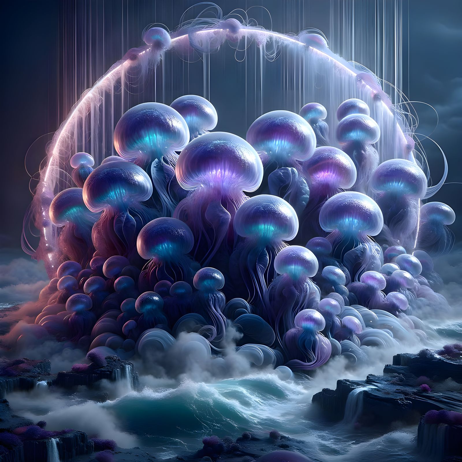 Jellyfish Cluster