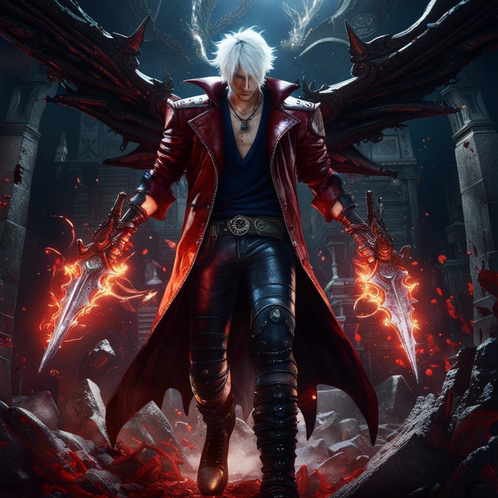 Devil May Cry Super Saiyan Art
