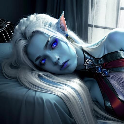 Frail Demon Lich in Dreamlike Film Still