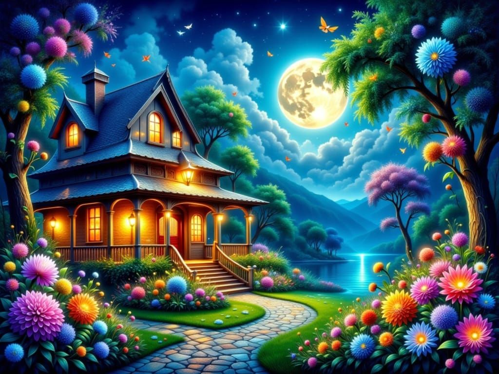 A beautiful night under the moon 8