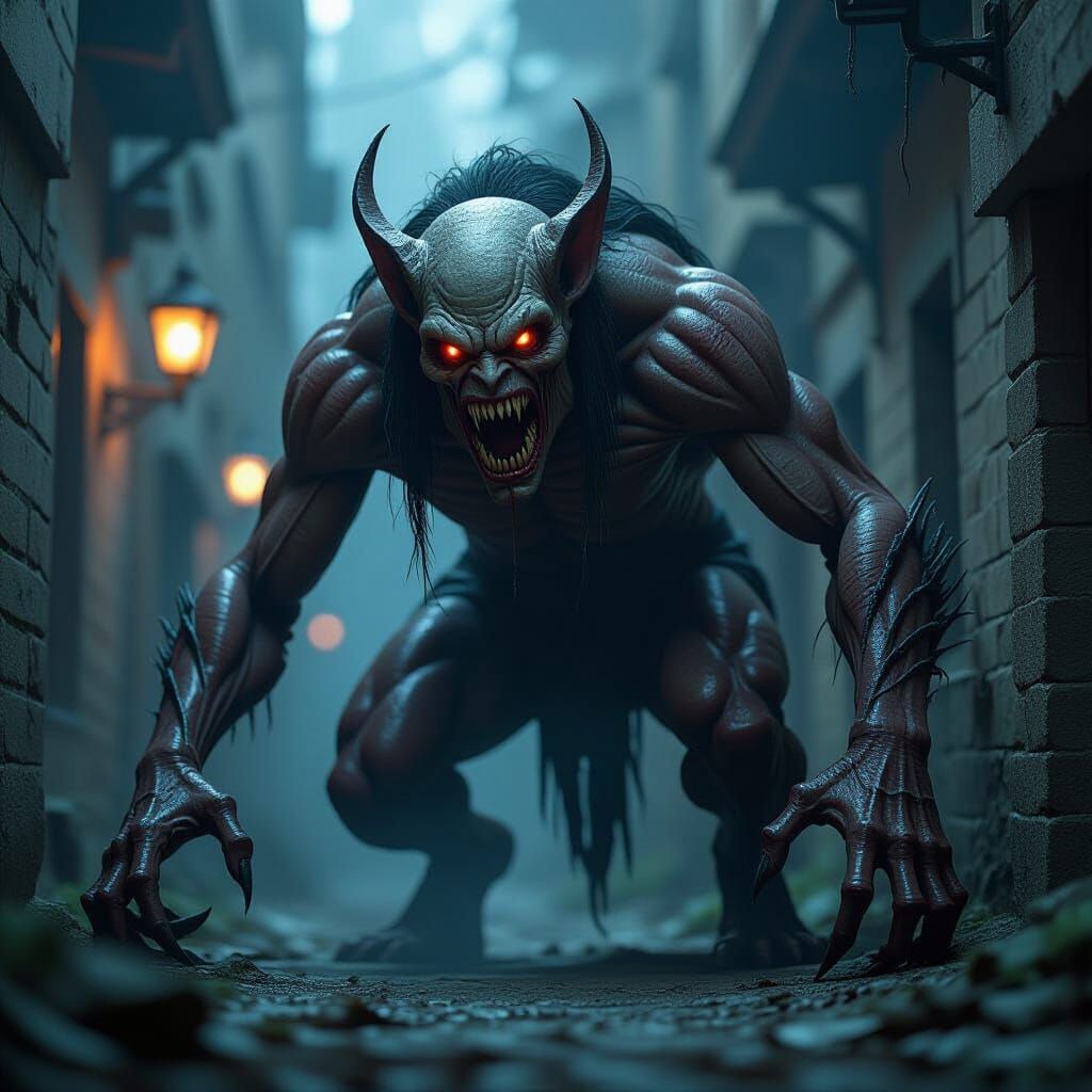 Terrifying Grotesque Creature Emerges in Hyper-Realistic Hor...