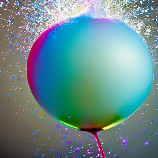 Water Balloon Burst: High-Speed Pastel Explosion