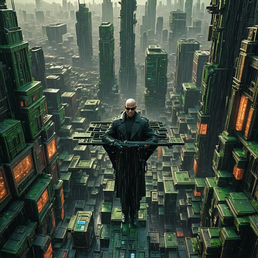 The Matrix in the Galaxy: Detailed Matte Painting