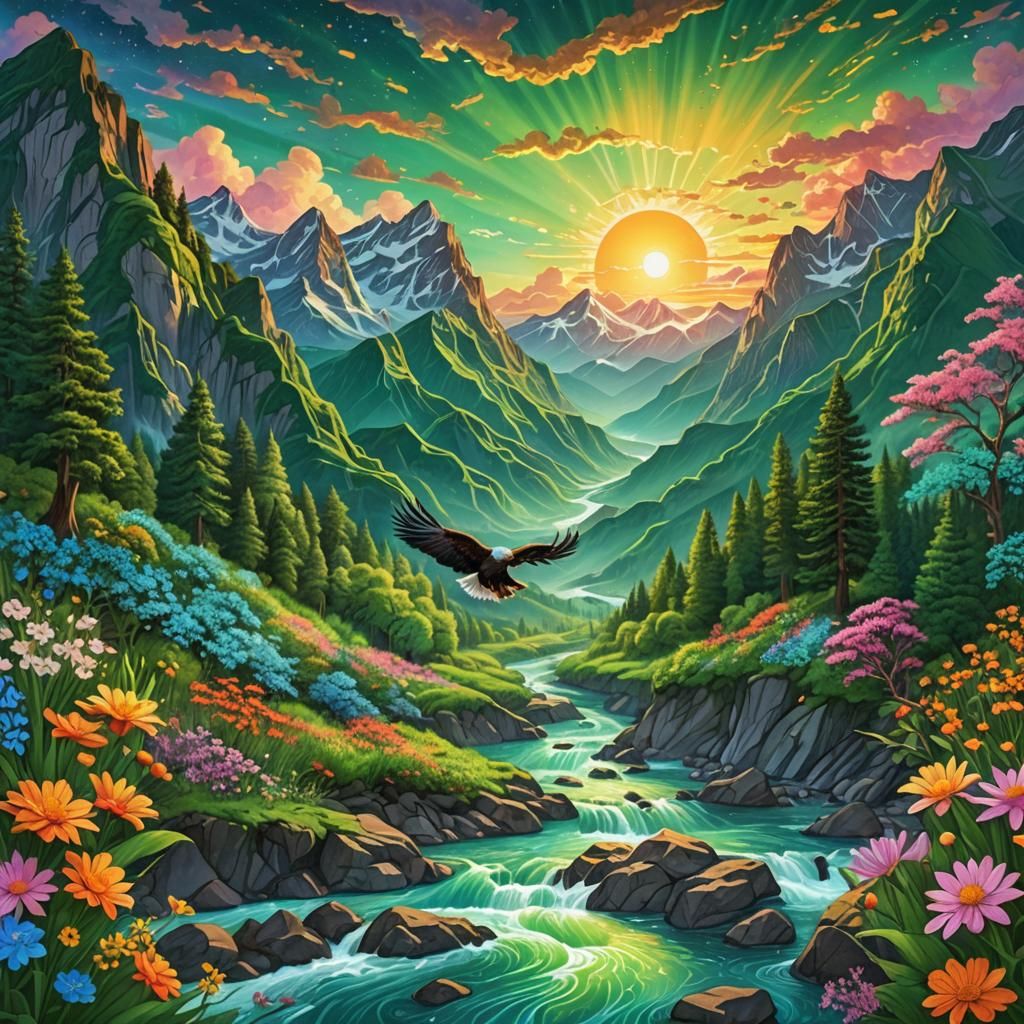 Divine Awakening - Rise Like The Sun, Fly With Eagles