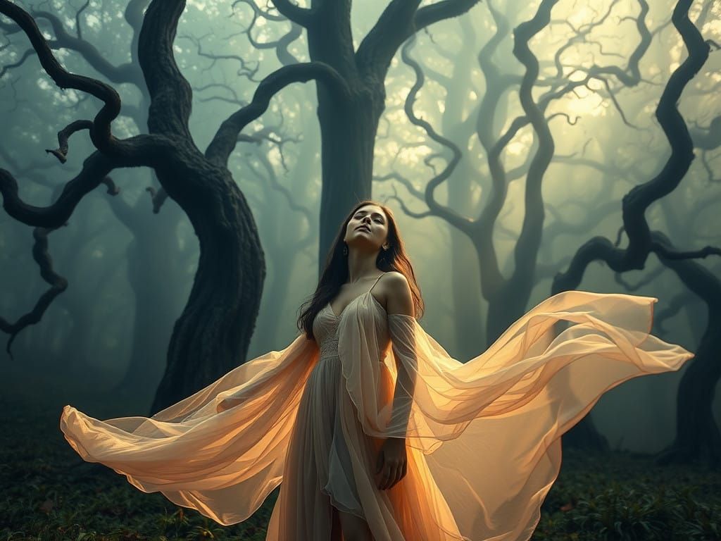 Surreal Dreamscape with Mystical Wonder