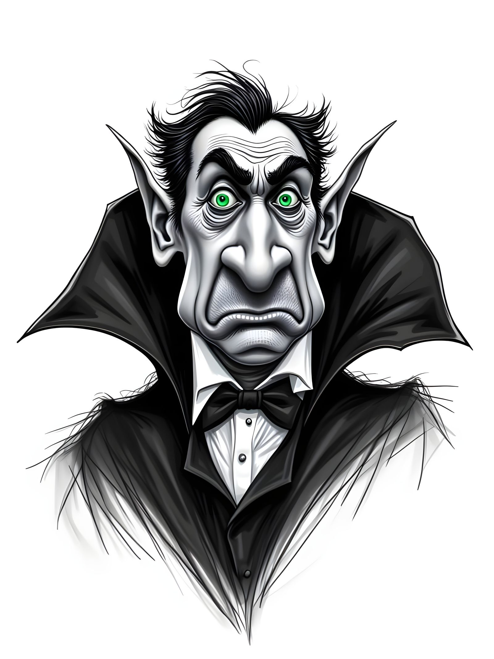 Bela Lugosi as Count Dracula Pencil Sketch