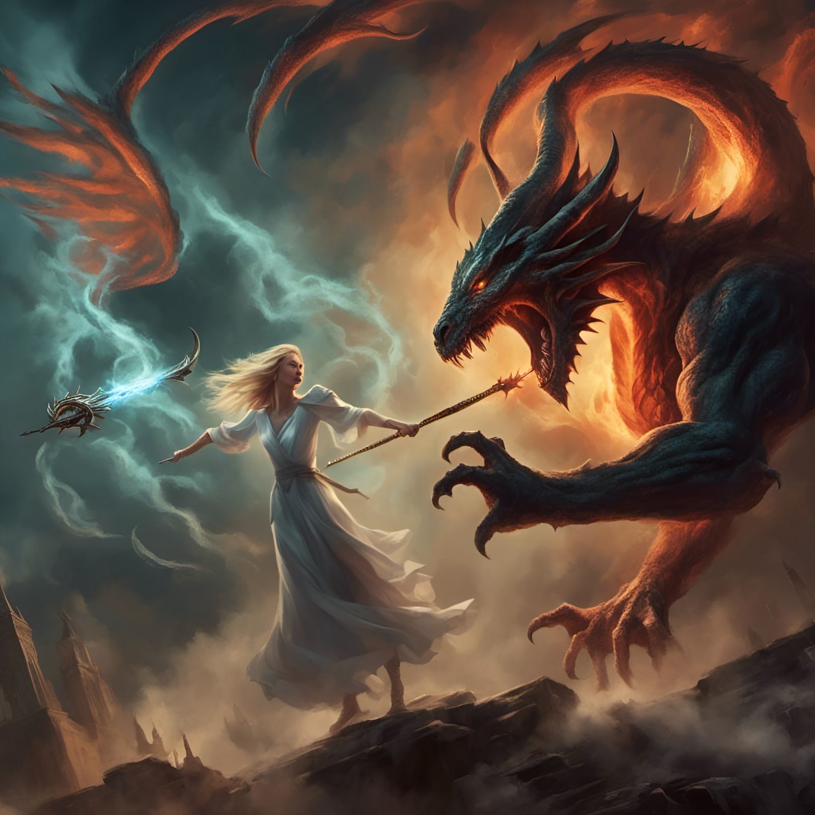 Dragon Breathing Fire