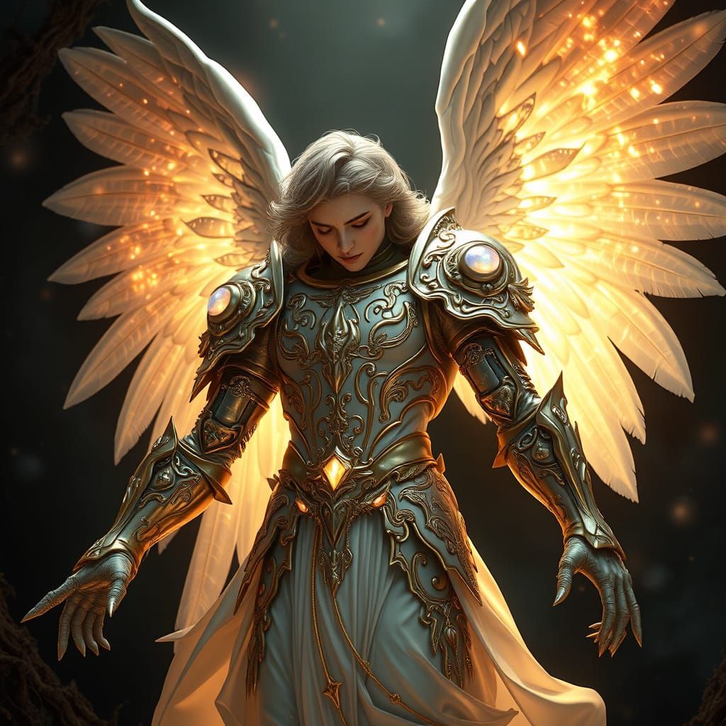 Fallen Angel Enthralled by Lucifer's Inner Fire