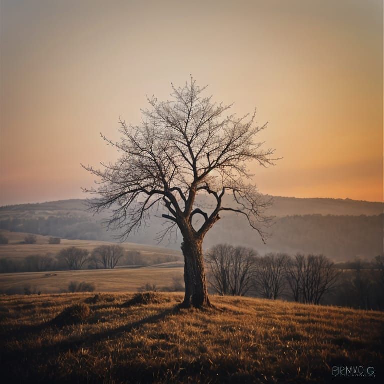 A Cartridge in a Bare Tree Landscape
