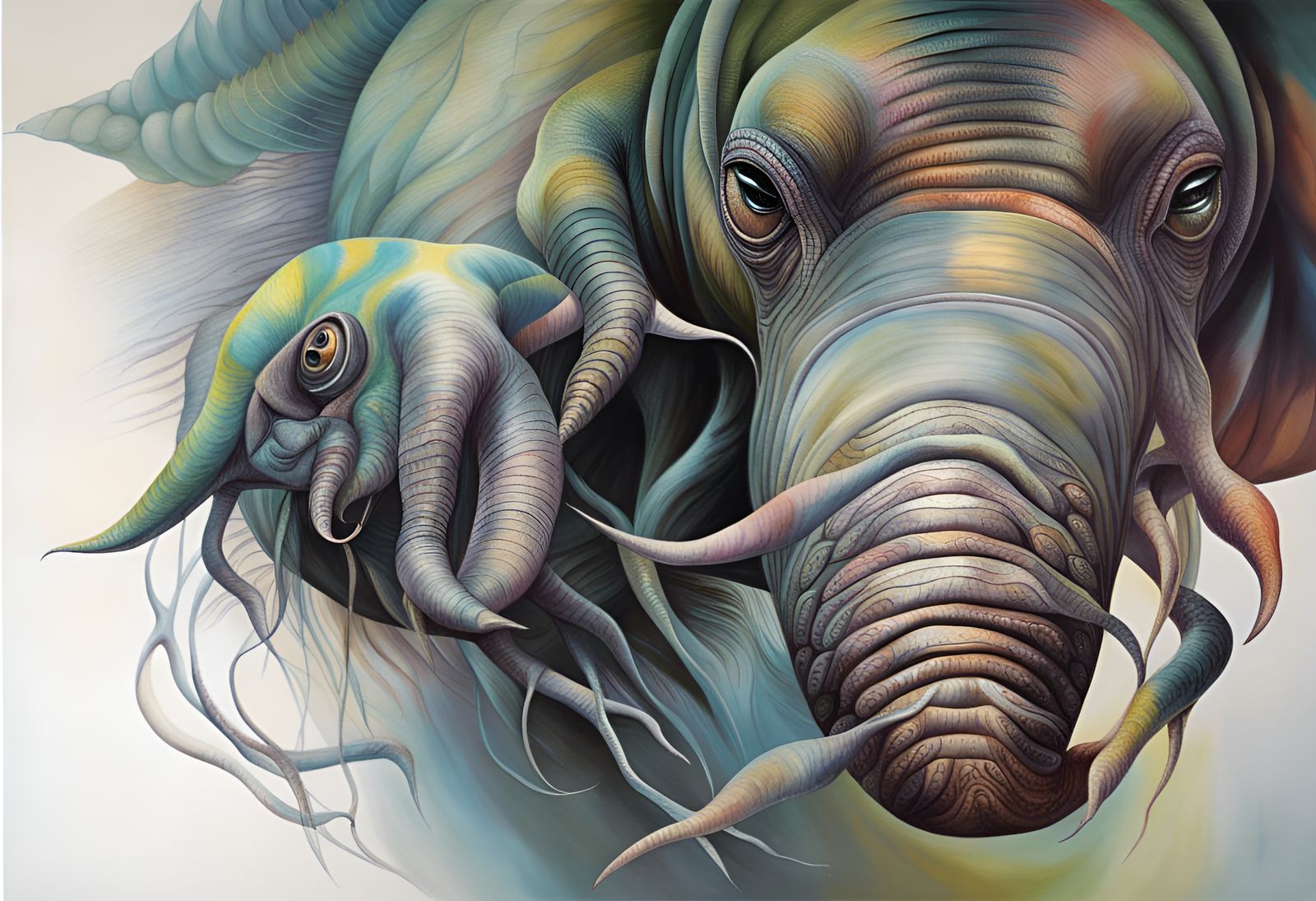 Exotic Creatures in Hyperreal 3D Render