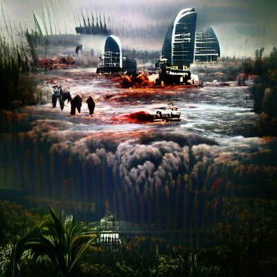 Epic and Detailed Apocalypse Digital Painting