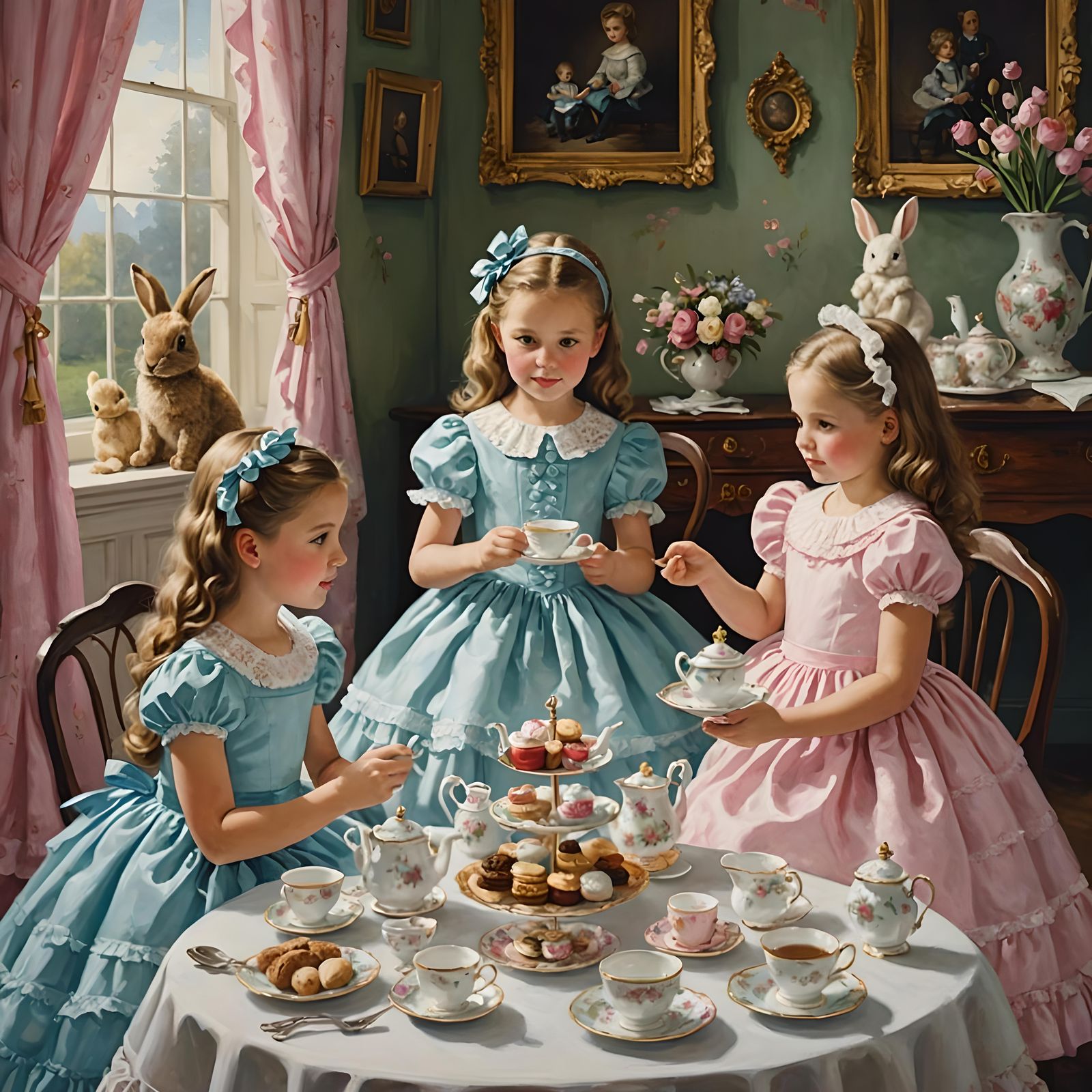 Fancy Tea Party at Grandma’s House