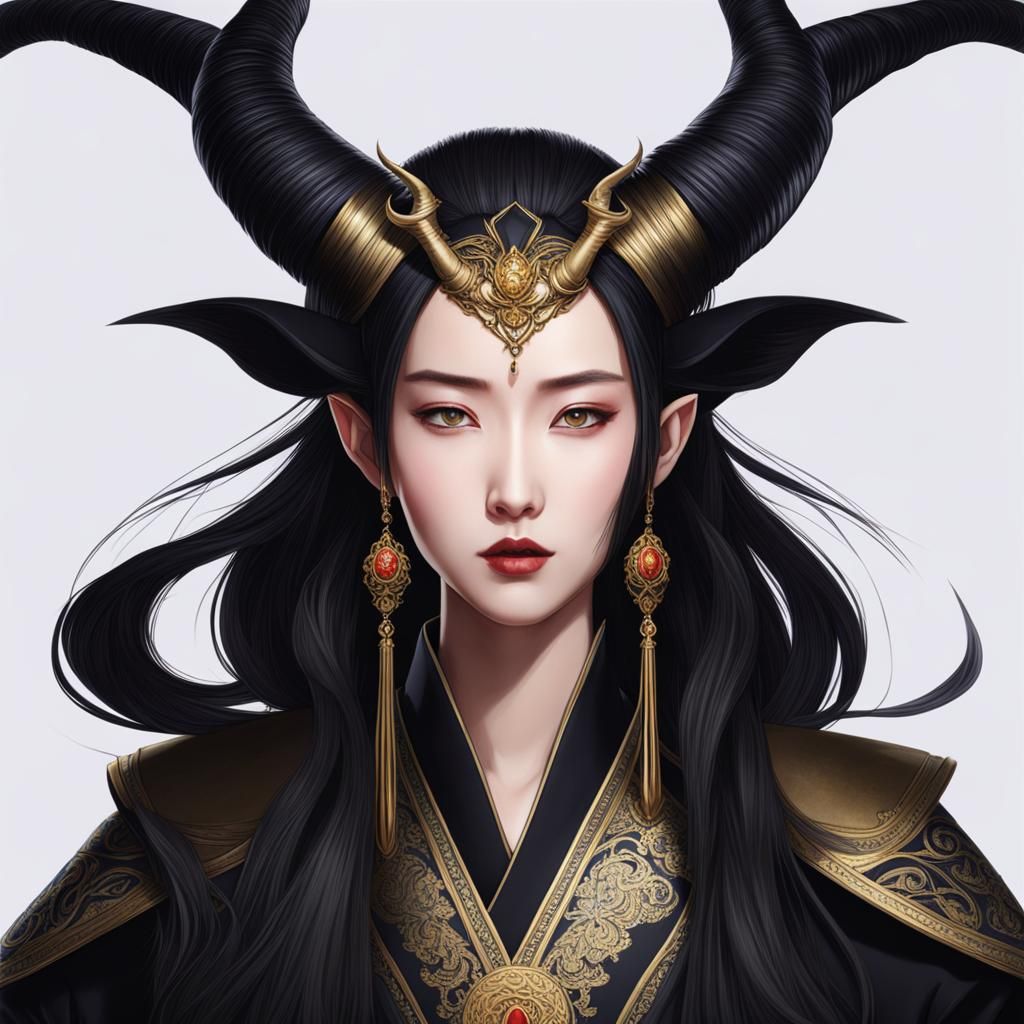 Luo Binghe with Maleficent Horns: Svsss Character