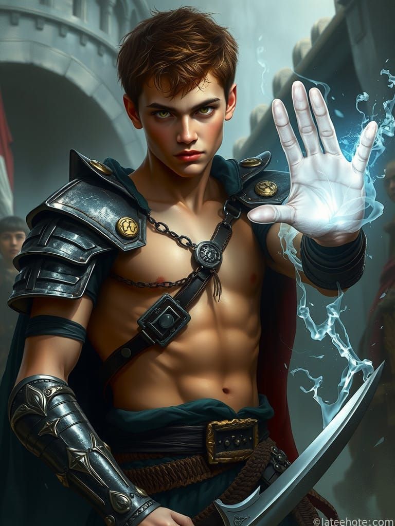 Medieval Fantasy Warlord Channels Ancient Magic