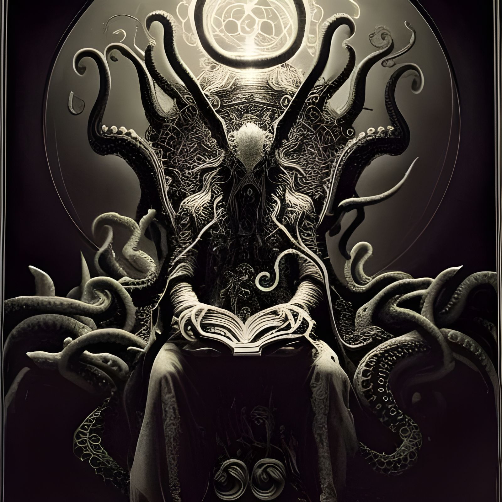 Cthulhu as Victorian King with Filigree