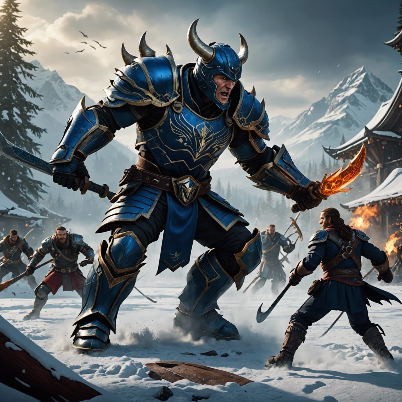 Ryan Battles Canucks: Detailed Fantasy Concept Art