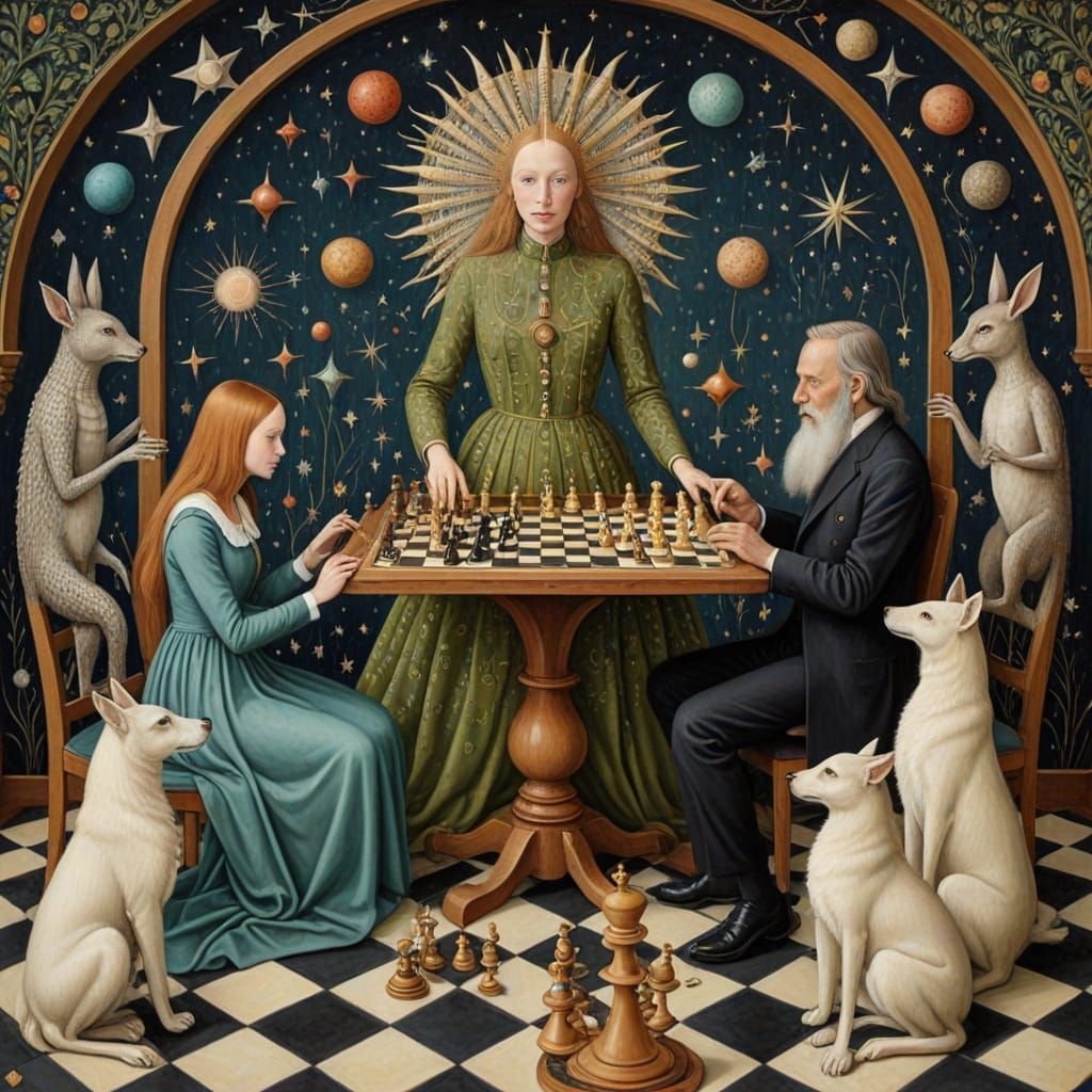 Psychedelic Space Cafe: A Hieronymus Bosch-Style Utopia