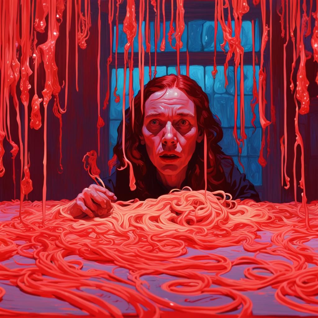 Surreal Sequined Spaghetti Horror in Argento Style