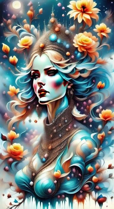 Gothic Fairy with Metal Punk Style