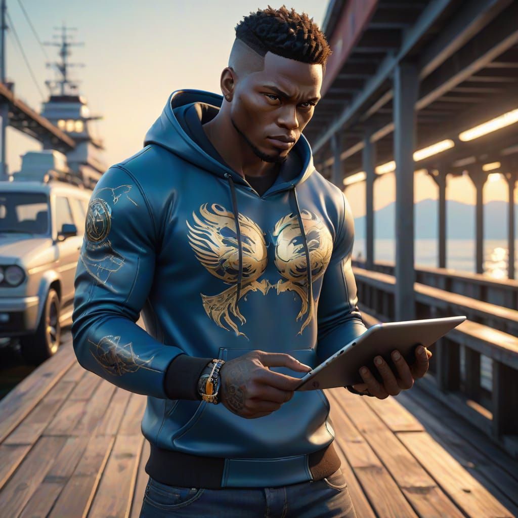 Gritty Haitian-American Anime Hero Showcases His Cybernetic ...