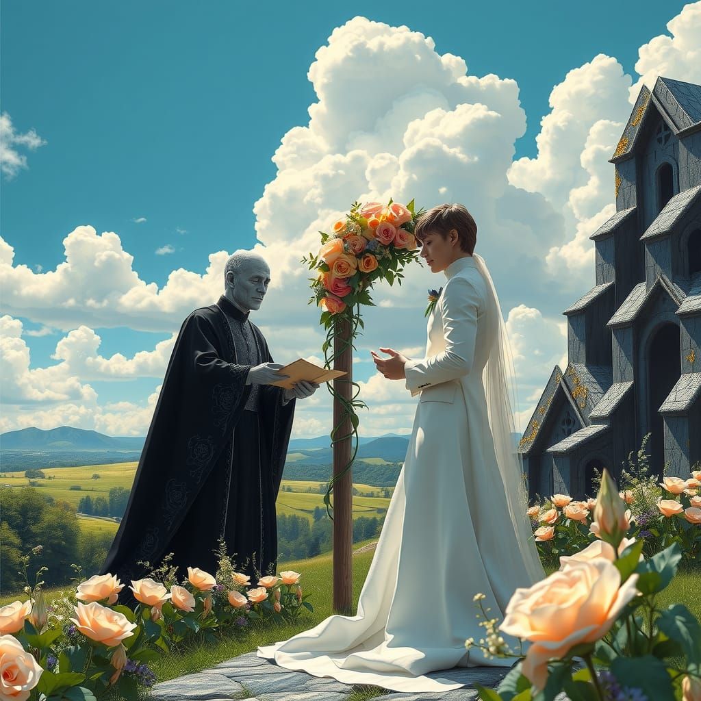 Voldemort and Harry Potter Wedding Ceremony
