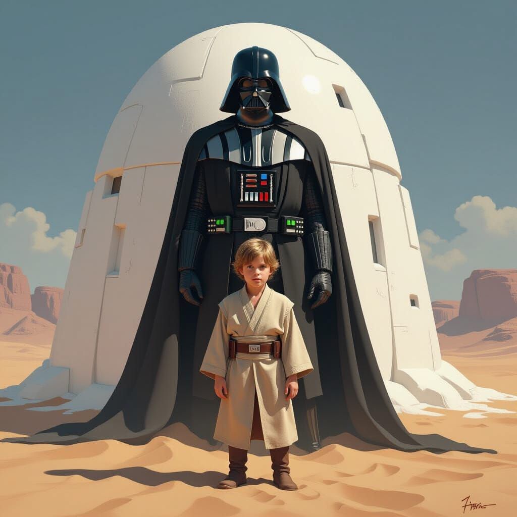 Anakin Skywalker's Shadow in Post-Apocalyptic World