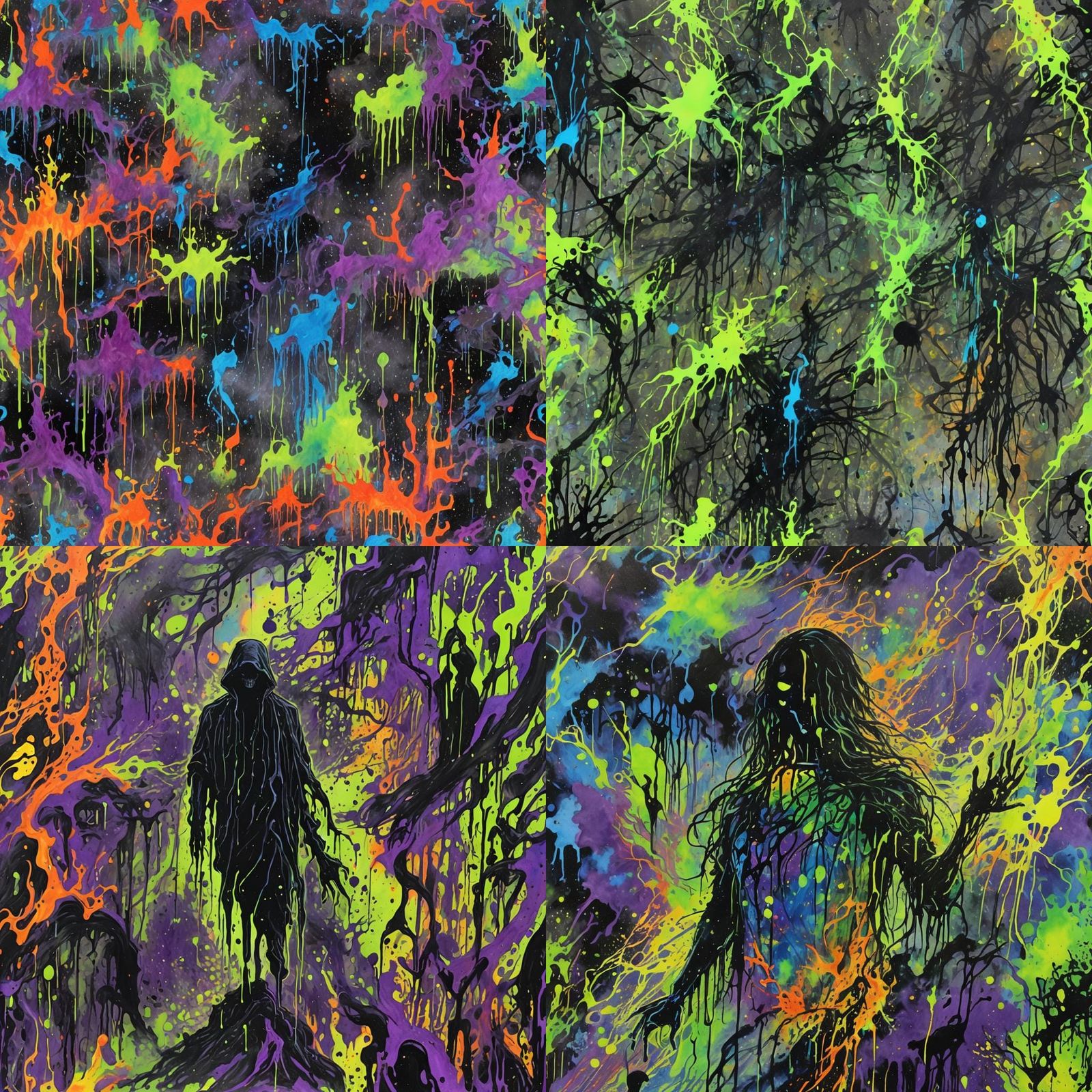 Expressionist Wraith in a Catastrophic Storm