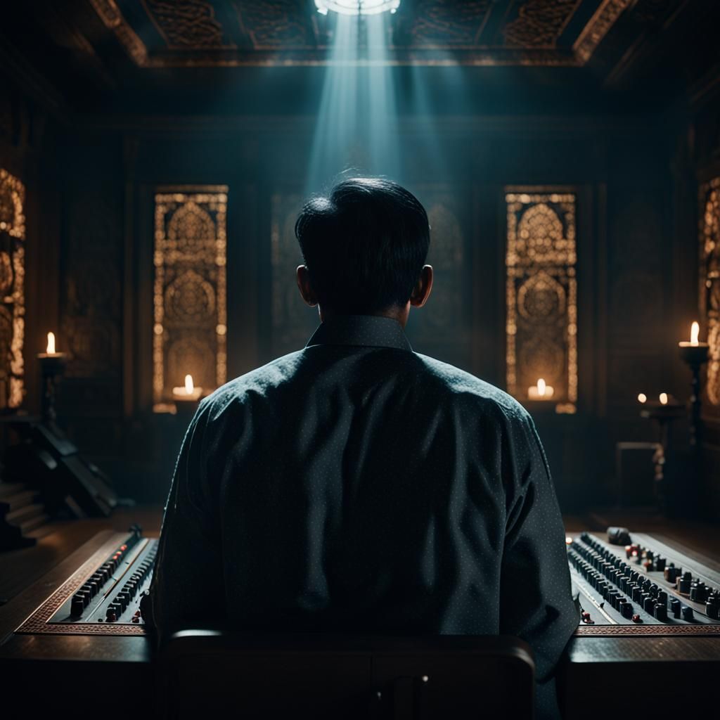 Mysterious Duo Recite Ancient Mantra in Haunted Room