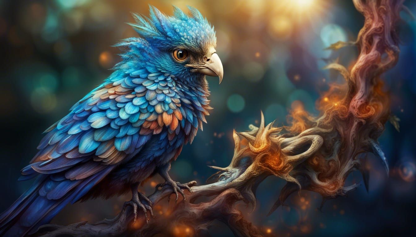 The Magic Little Blue Phoenix