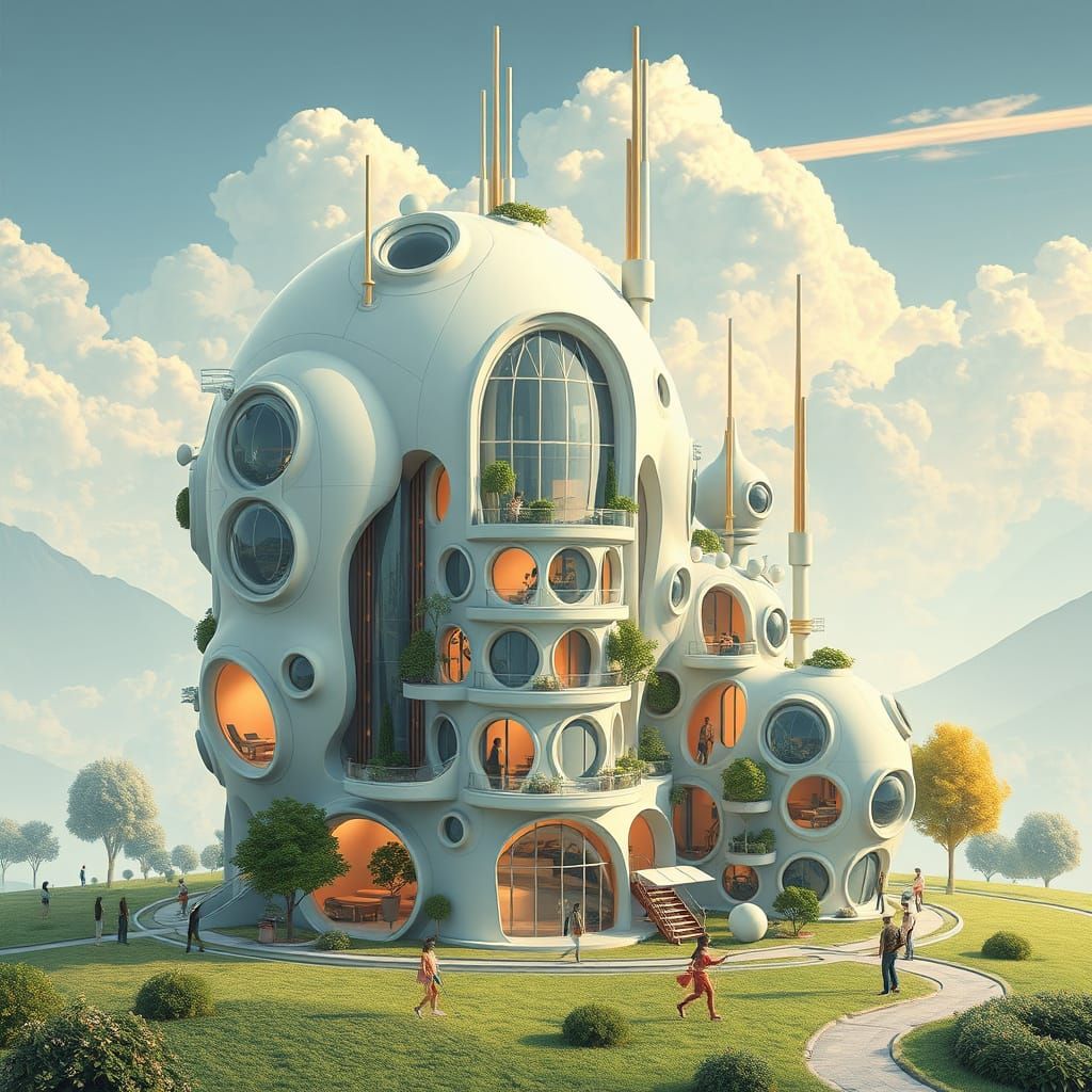 Urban Dwellings of the Future in 2040