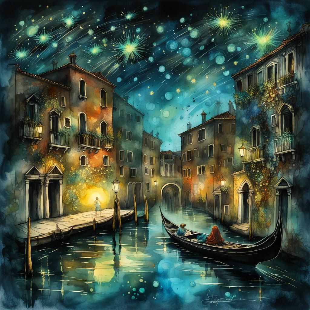 Venezia at night