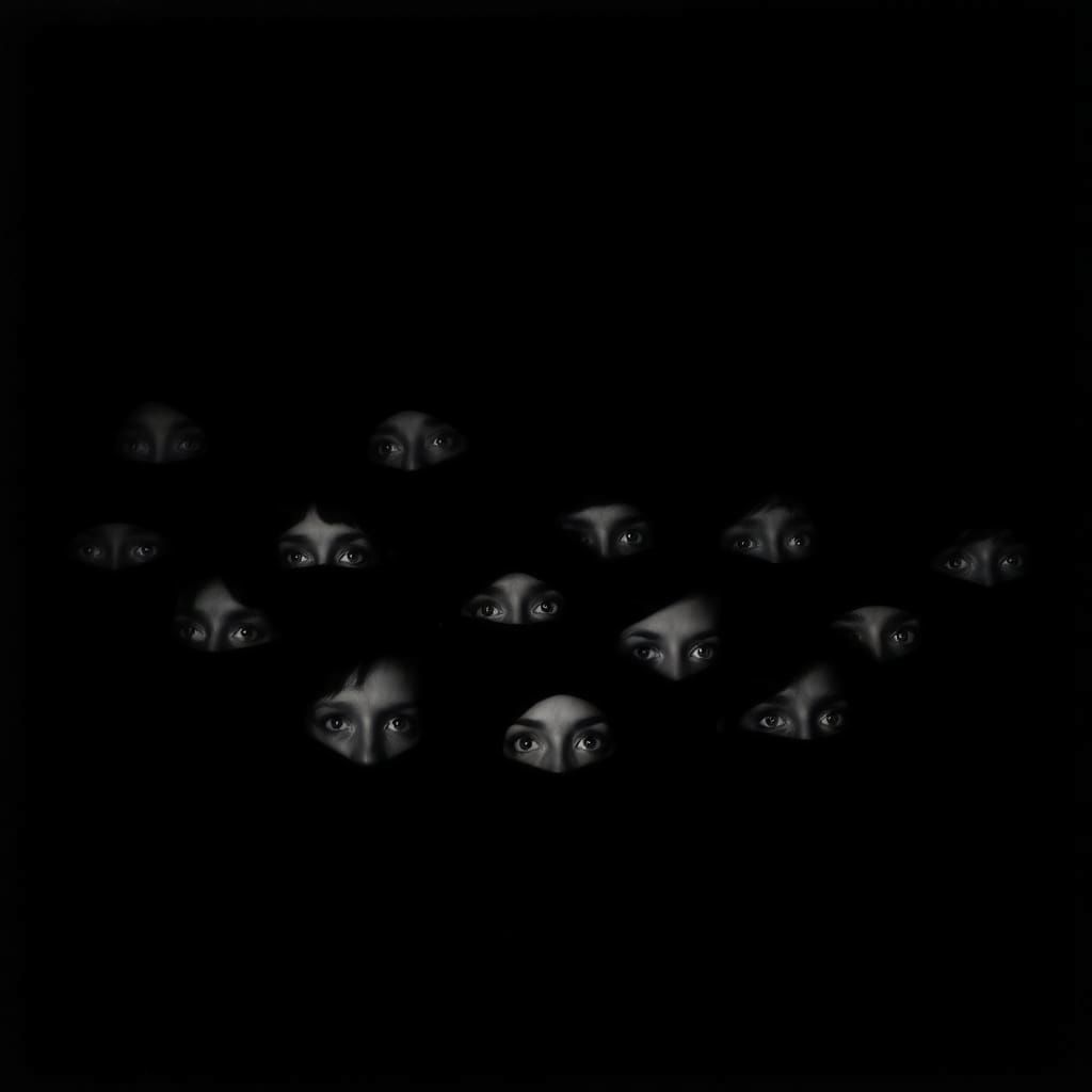 Eerie Black and White Fine Art Eye Study