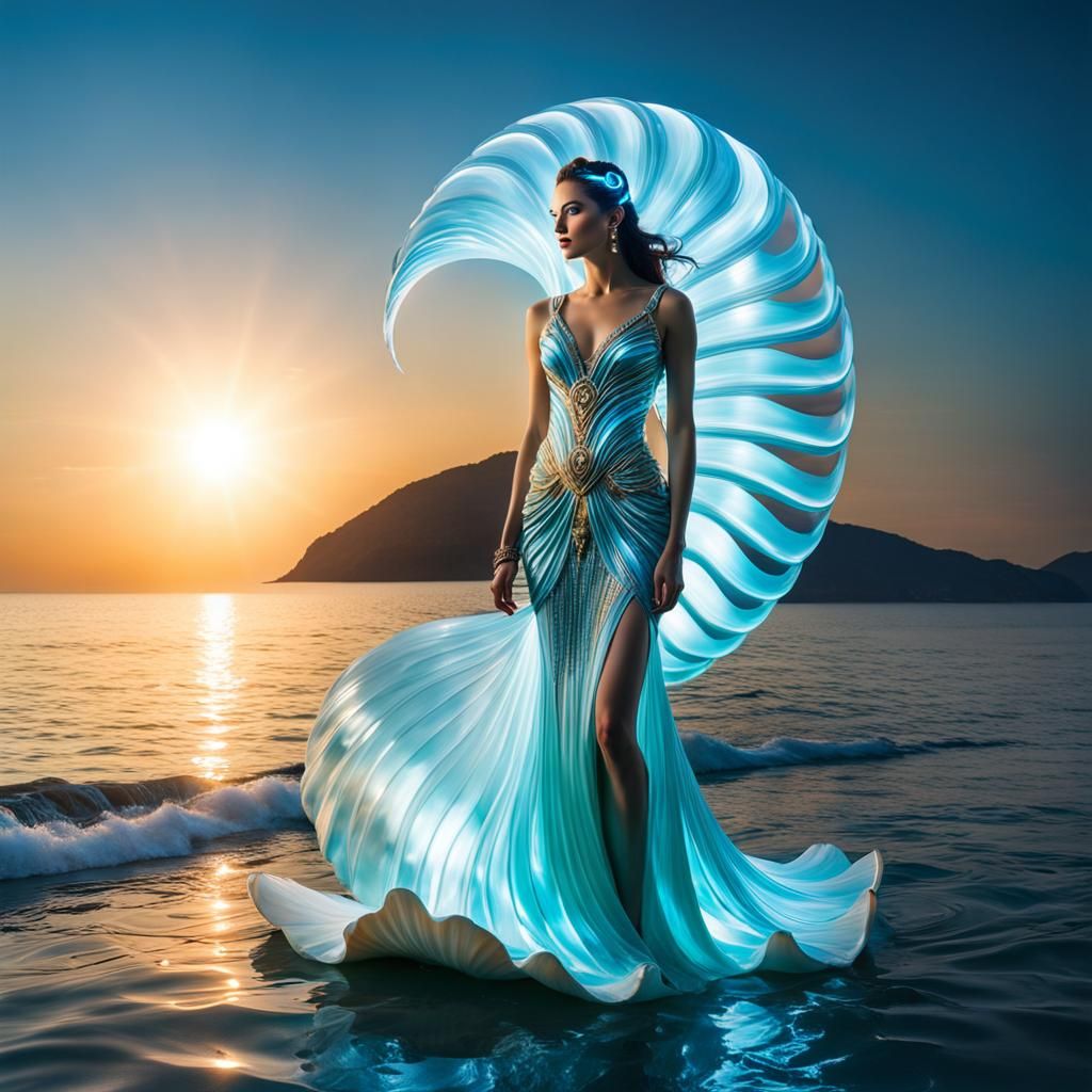 Futuristic Venus Emerges in Greek Mythological World