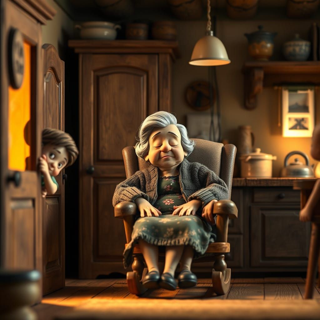 Lovable Stop-Motion Family Sneaks Through Cozy Cottage