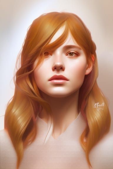 Hyperdetailed Portrait of a Beautiful Young Woman