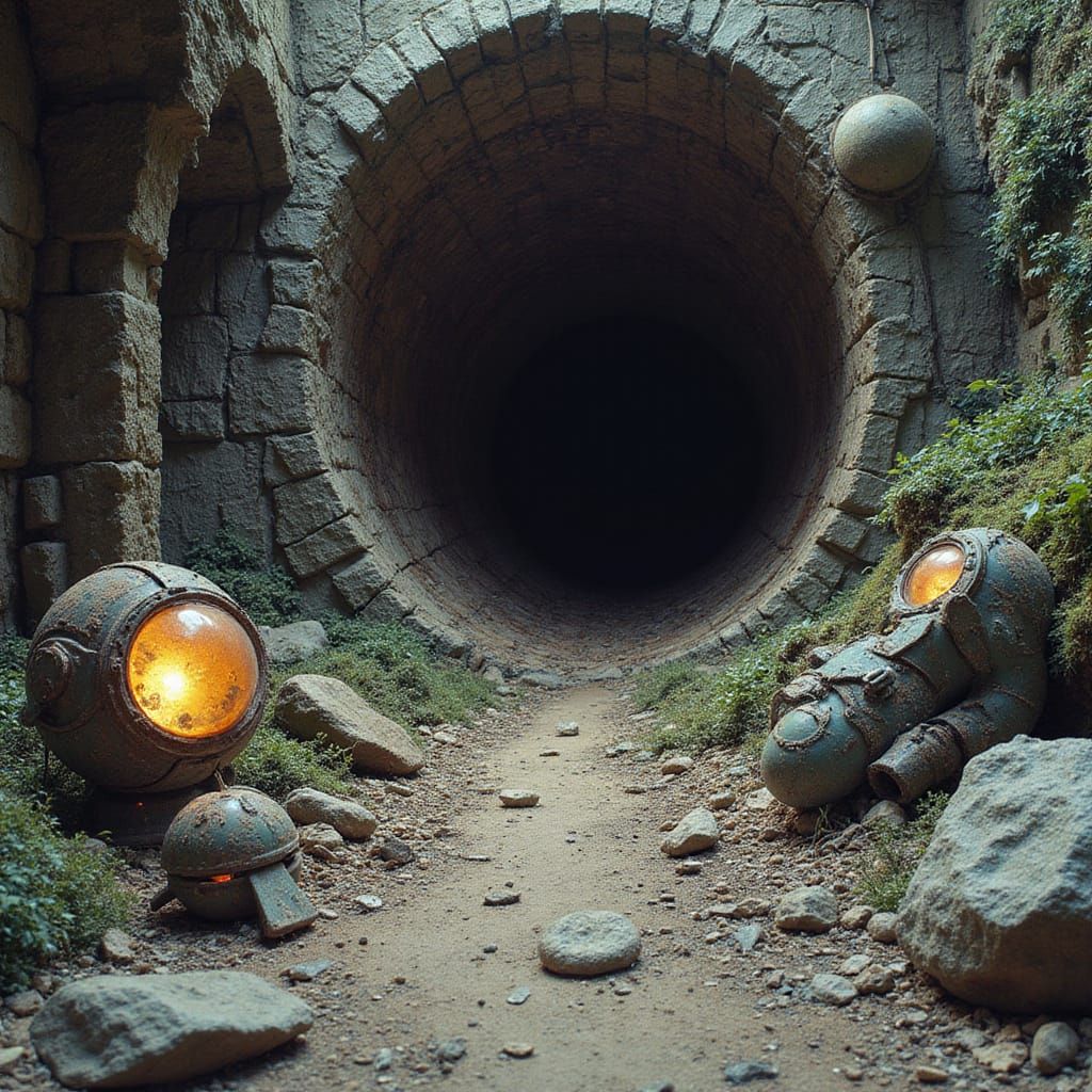 Miniature Black Hole Powers Ancient Alien Ruins