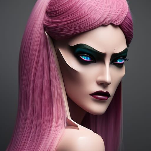 Silver String Alien Encasing Translucent Humanoid