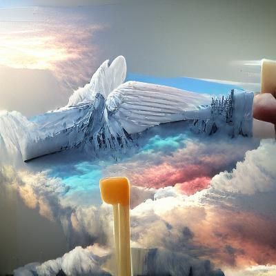 Angelic Popsicle: Detailed Matte Painting