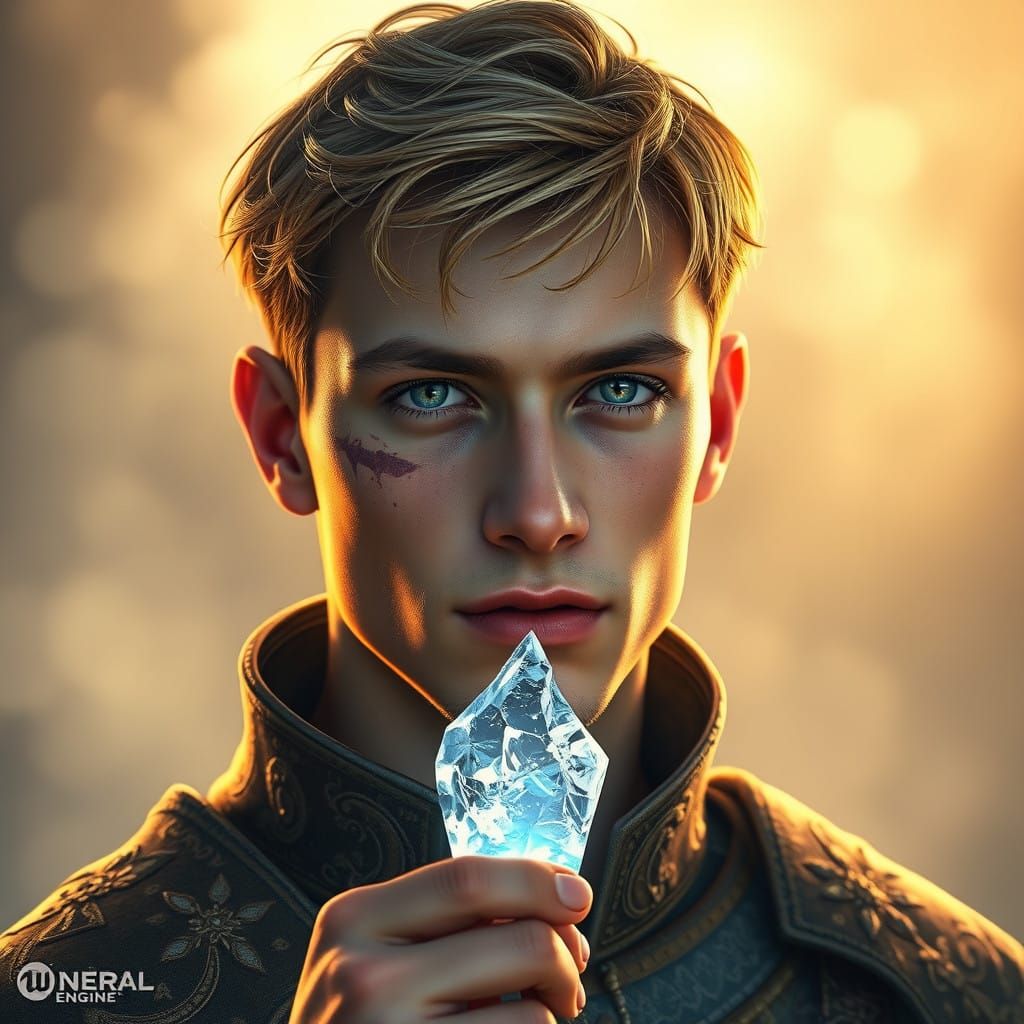 Medieval Knight Portrayed in Hyperdetailed, 8k Rendering