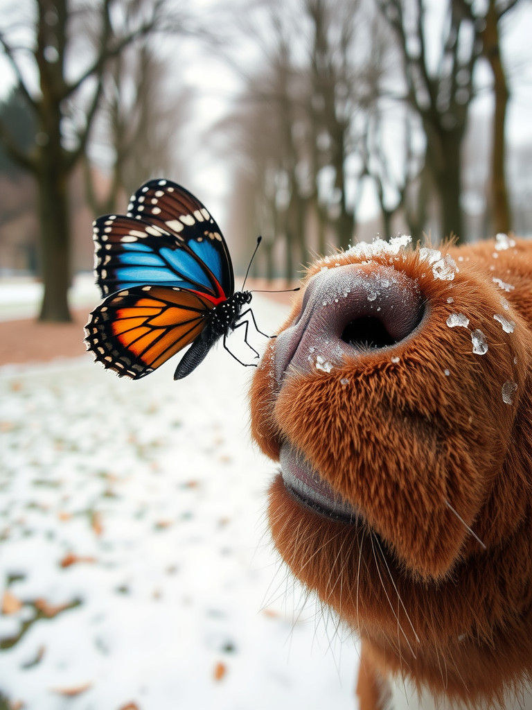 Butterfly Kisses: Winter Park Encounter