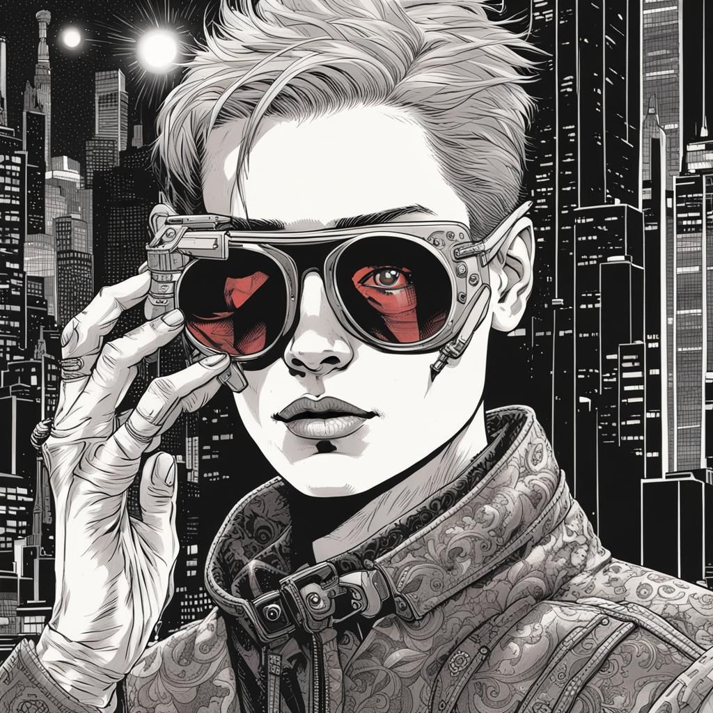 Molly Millions from the book Neuromancer.