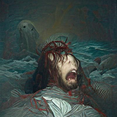 Nightmarish Christ as Death Bringer