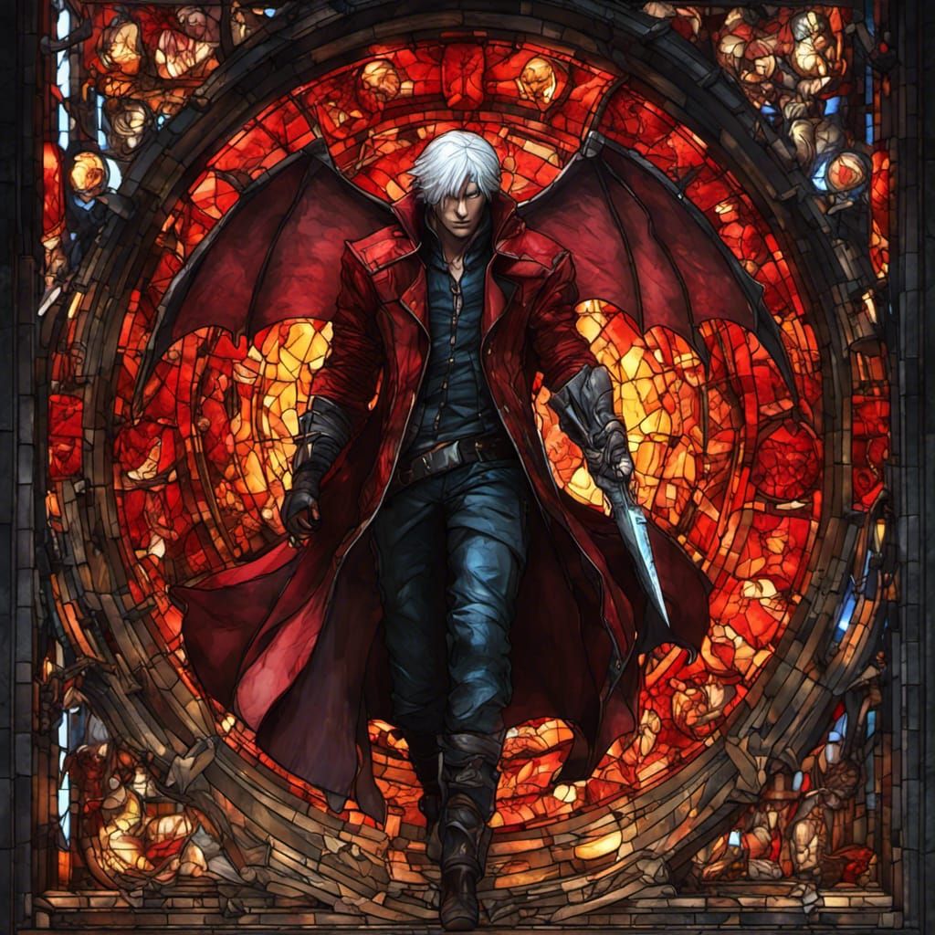 Stained Glass Dante from Devil May Cry